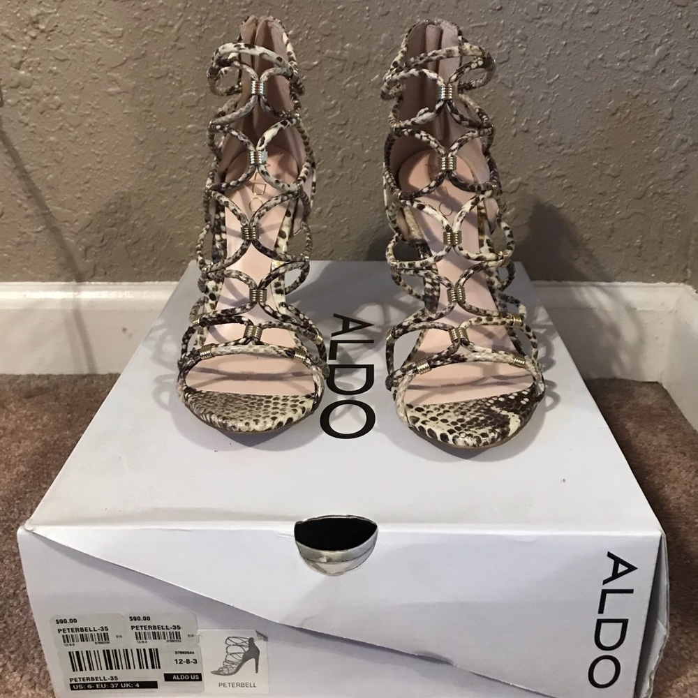 ALDO Snake Skin Heels